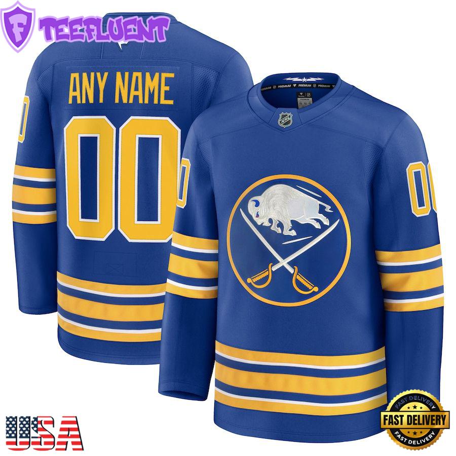 NHL Buffalo Sabres Home Premium Custom Hockey Jersey