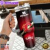 NHL Calgary Flames Custom Stanley Quencher 40oz Stainless Steel Tumbler With Handle