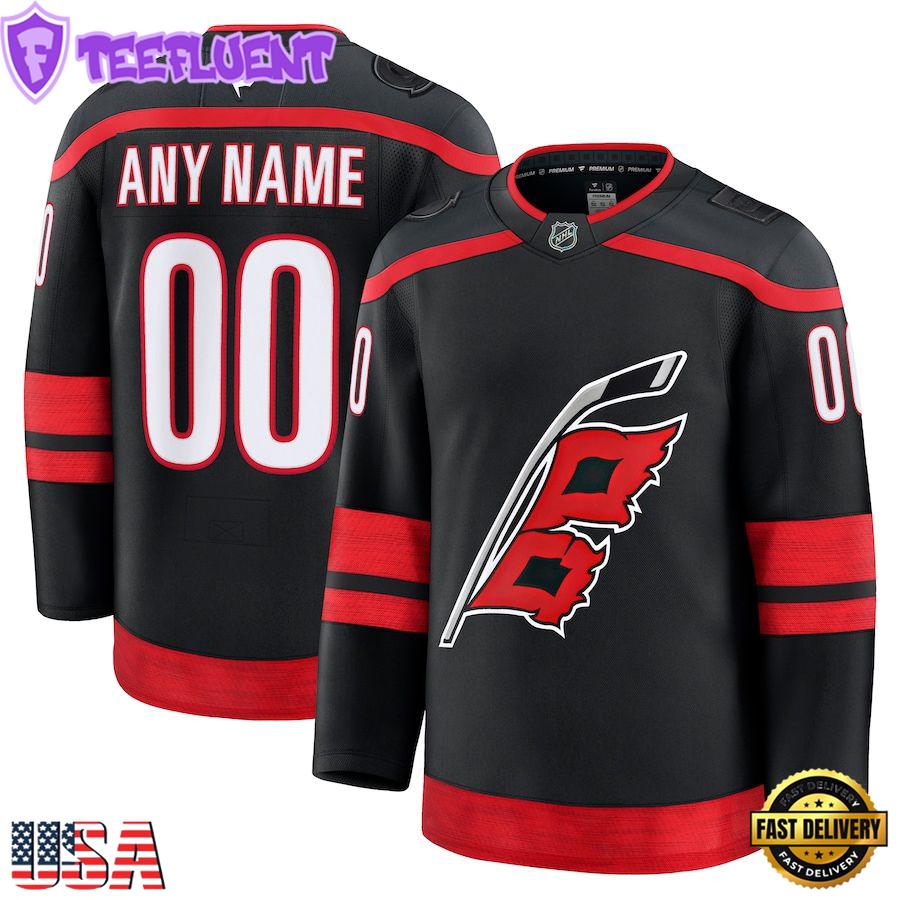NHL Carolina Hurricanes Home Premium Custom Hockey Jersey