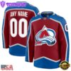 NHL Colorado Avalanche Home Premium Custom Hockey Jersey