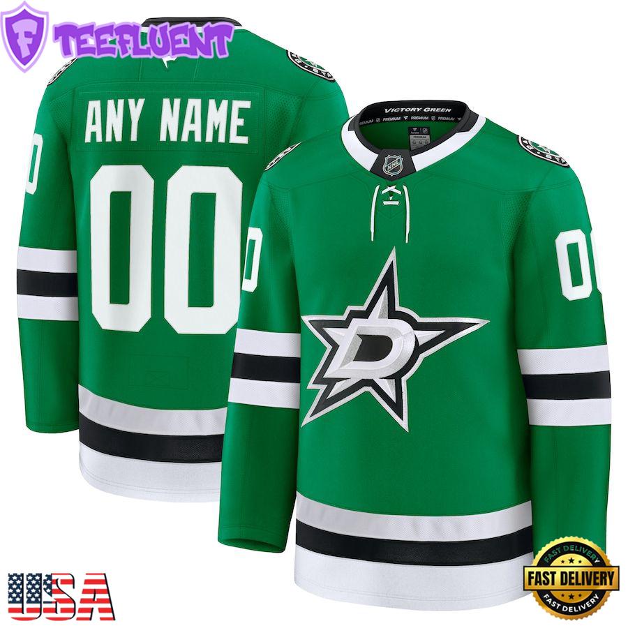 NHL Dallas Stars Home Premium Custom Hockey Jersey