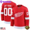 NHL Detroit Red Wings Home Premium Custom Hockey Jersey