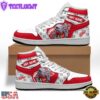 NHL Detroit Red Wings Team Mascot Design Air Jordan 1 Hightop Shoes