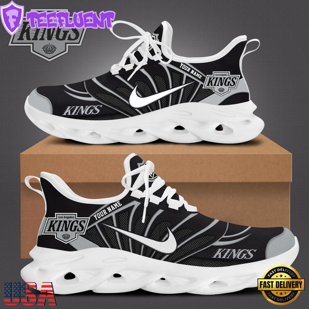 NHL Los Angeles Kings Hockey Logo Custom Name Max Soul Shoes