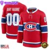 NHL Montreal Canadiens Home Premium Custom Hockey Jersey