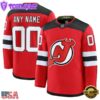 NHL New Jersey Devils Home Premium Custom Hockey Jersey