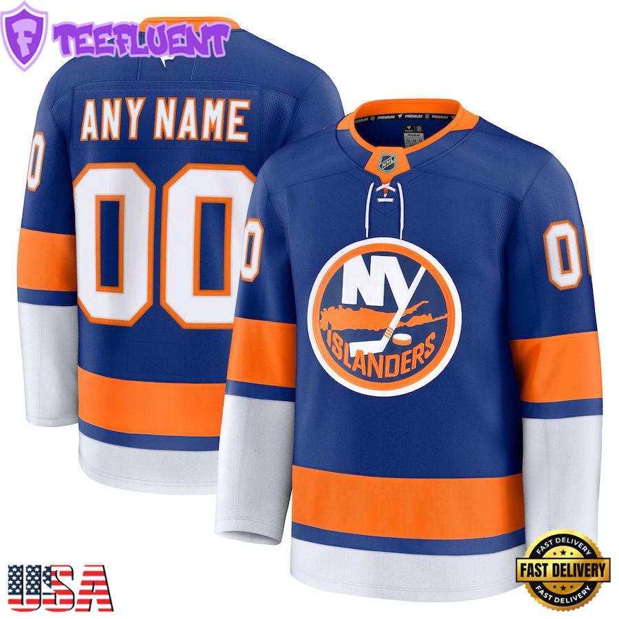 NHL New York Islanders Home Premium Custom Hockey Jersey