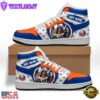 NHL New York Islanders Team Mascot Design Air Jordan 1 Hightop Shoes