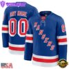 NHL New York Rangers Home Premium Custom Hockey Jersey