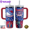 NHL New York Rangers NHL Custom Stanley Quencher 40oz Stainless Steel Tumbler With Handle 2