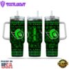 NHL Ottawa Senators Happy St. Patrick's Day Custom Stanley Quencher 40oz Stainless Steel Tumbler With Handle