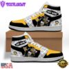 NHL Pittsburgh Penguins Team Mascot Design Air Jordan 1 Hightop Shoes