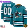 NHL San Jose Sharks Home Premium Custom Hockey Jersey