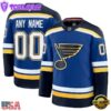 NHL St. Louis Blues Home Premium Custom Hockey Jersey