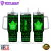 NHL Toronto Maple Leafs Happy St. Patrick's Day Custom Stanley Quencher 40oz Stainless Steel Tumbler With Handle