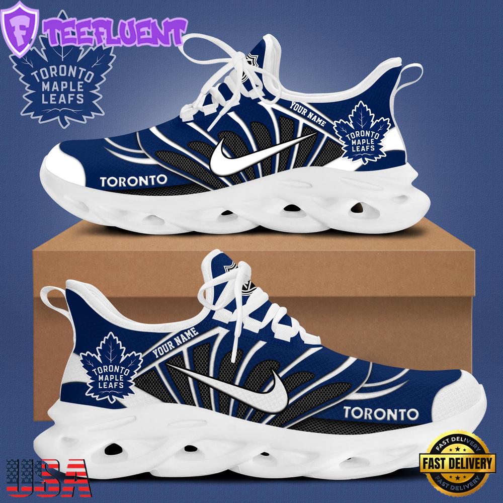 NHL Toronto Maple Leafs Hockey Logo Custom Name Max Soul Shoes3
