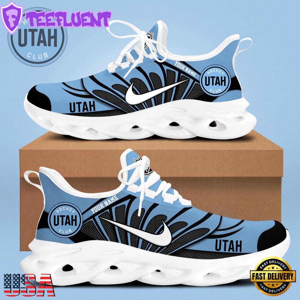 NHL Utah Hockey Logo Custom Name Max Soul Shoes