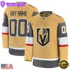 NHL Vegas Golden Knights Home Premium Custom Hockey Jersey