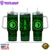 NHL Winnipeg Jets Happy St. Patrick's Day Custom Stanley Quencher 40oz Stainless Steel Tumbler With Handle