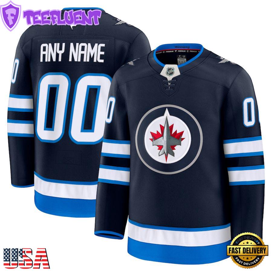 NHL Winnipeg Jets Home Premium Custom Hockey Jersey
