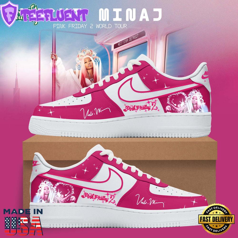 NICKI MINAJ – PINK FRIDAY 2 TOUR AF1 Shoes