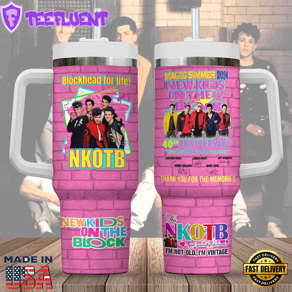 NKOTB 40oz Stanley Tumbler