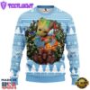 North Carolina Tar Heels Groot Hug Christmas Ugly Sweater Sport For Fan