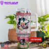 Northern Illinois Huskies NCAA Mickey Mouse Glitter Custom Stanley Quencher 40oz Stainless Steel Tumbler With Handle
