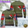 Norwegian Army CV90 Infantry Fighting Vehicle Christmas AOP Sweater 1