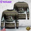 Norwegian Army CV90 Infantry Fighting Vehicle Christmas AOP Sweater