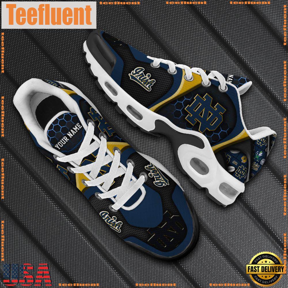 Notre Dame Fighting Irish Tn Shoes Personalized Your Name, Football Team Shoes