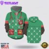 Nurse Merry Christmas All Over Print 3D Hoodie