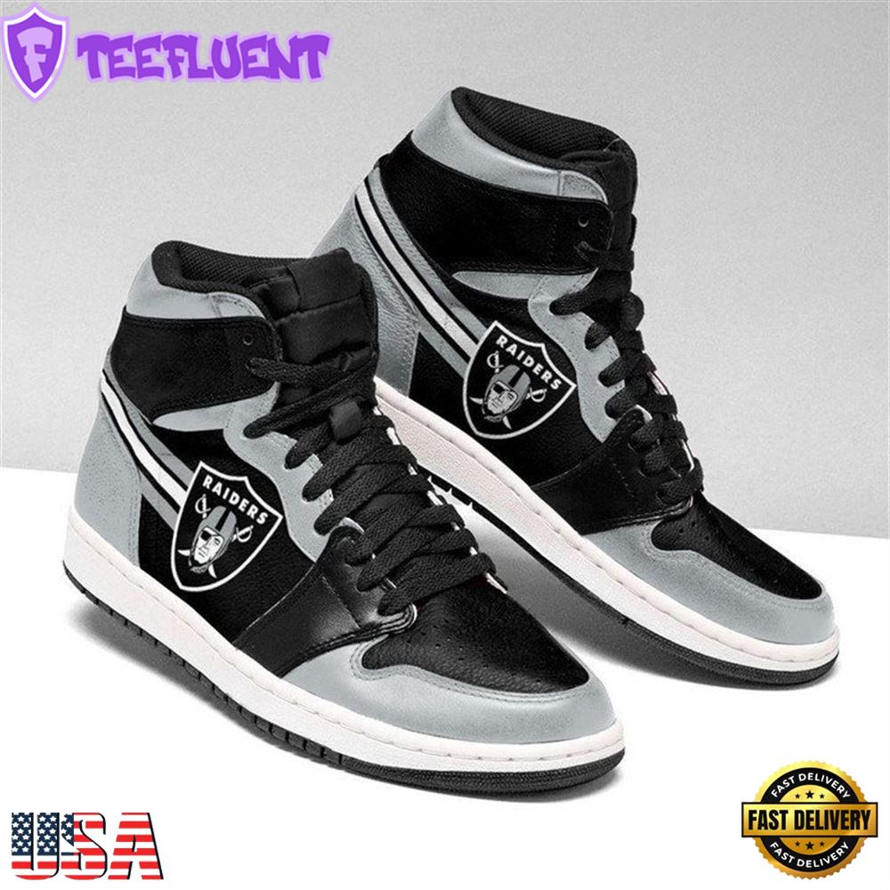 Oakland Raiders Nfl Air Jordan Shoes Sport V2 Sneaker Boots For Men Women