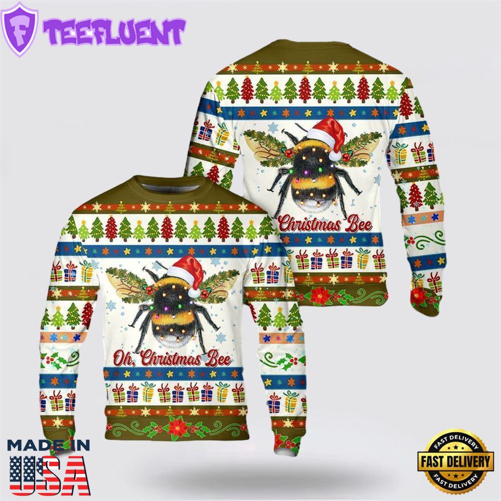 Oh Christmas Bee Ugly Christmas Sweater