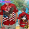 Ohio State Buckeyes Eagle US Flag Hawaiian Shirt