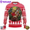 Ohio State Buckeyes Groot Hug Christmas Ugly Sweater Sport For Fan