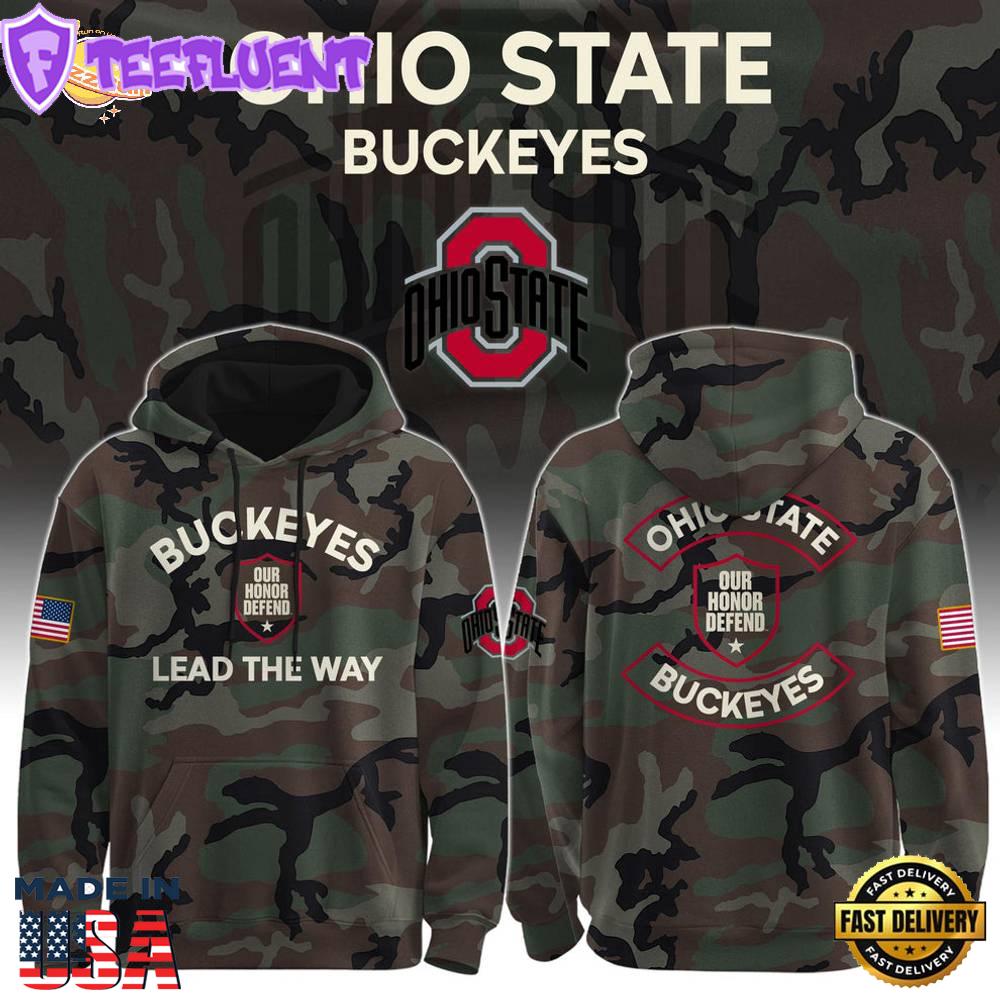 Ohio State Buckeyes “Lead The Way” Camo Hoodie