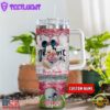 Ohio State Buckeyes NCAA Mickey Mouse Glitter Custom Stanley Quencher 40oz Stainless Steel Tumbler With Handle