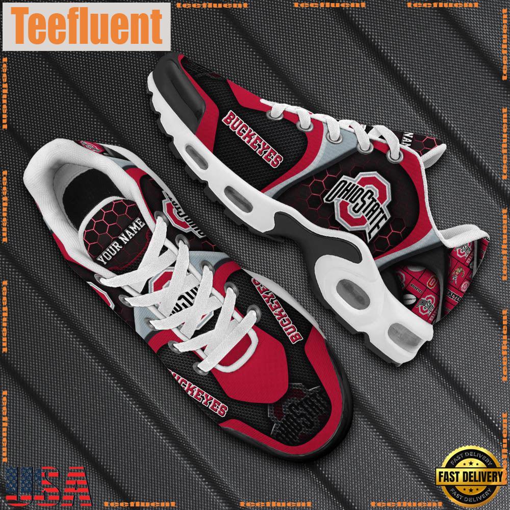 Ohio State Buckeyes Tn Shoes Personalized Your Name, Football Team Shoes