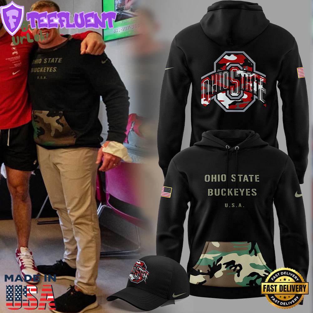 Ohio State Football Camo Hoodie