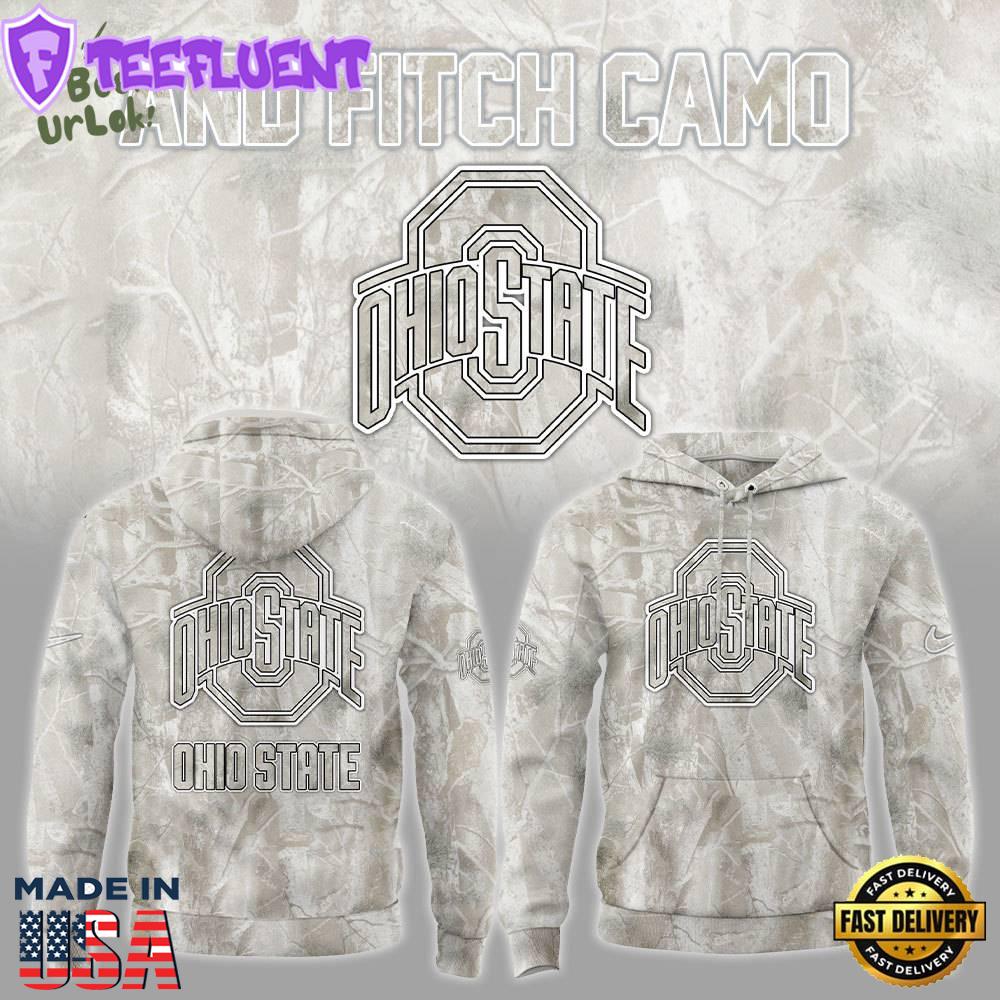 Ohio State Football & Fitch Camo Hoodie