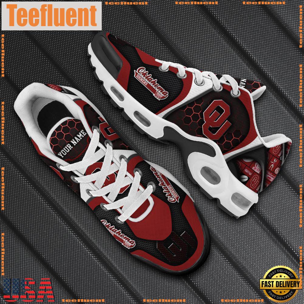 Oklahoma Sooners Tn Shoes Personalized Your Name, Football Team Shoes