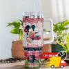 Ole Miss Rebels NCAA Mickey Mouse Glitter Custom Stanley Quencher 40oz Stainless Steel Tumbler With Handle