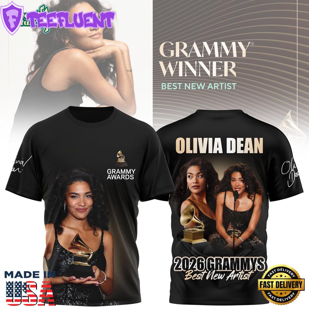Olivia Dean 2026 Grammy Best New Artist Tshirt