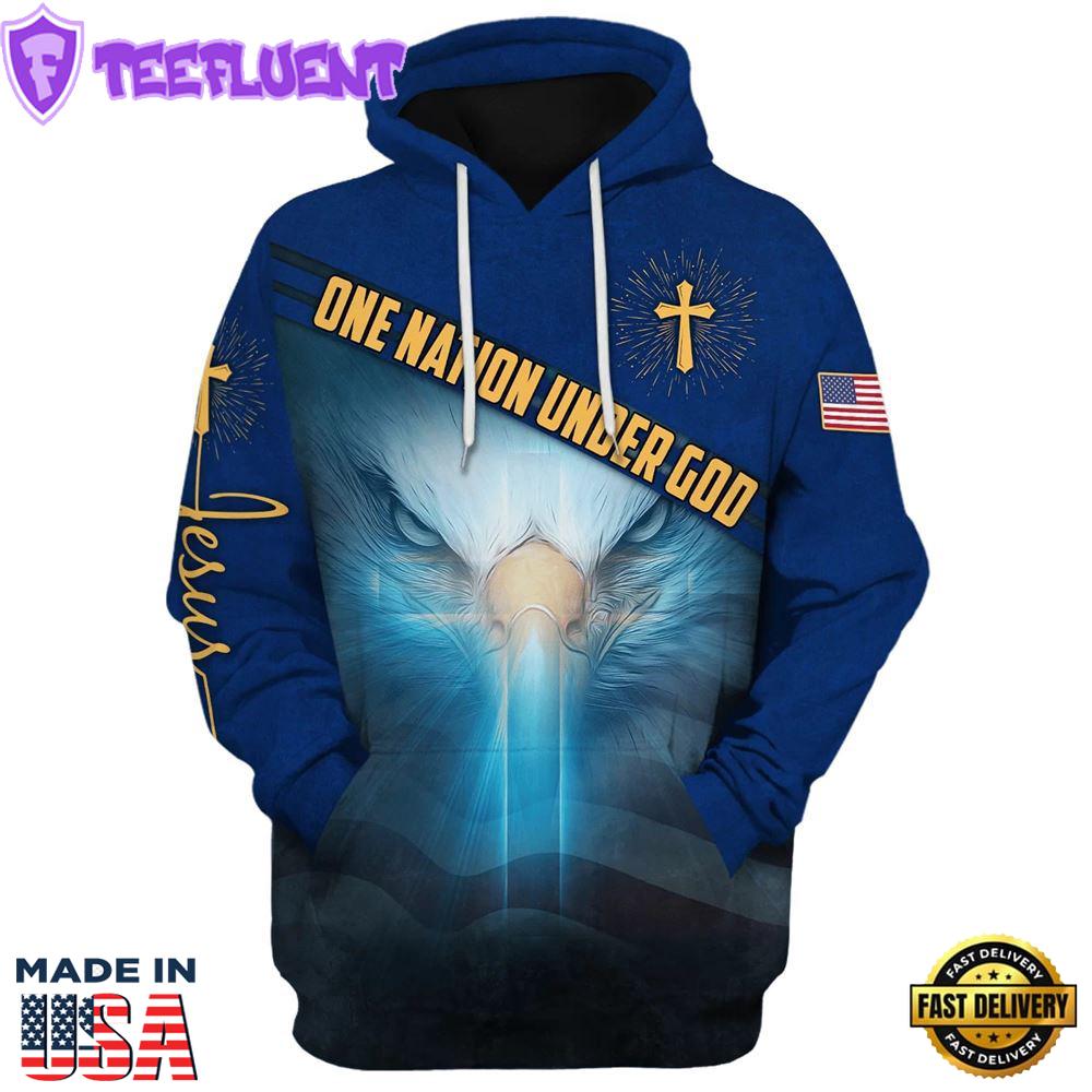 One Nation Under God American Eagle Hoodies