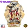 One Nation Under God American Flag Eagle, Lion And Lamb Hoodie For