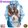 One Nation Under God Jesus Holding Earth Hoodies Jesus Hoodie