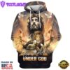 One Nation Under God, Jesus Lion And Lamb Hoodie For