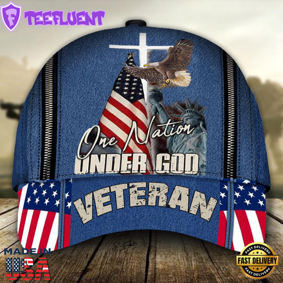 One Nation Under God Veteran Classic Cap