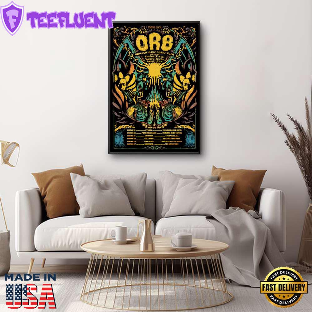 O.R.B Band Organic East Coast Tour 2026 Poster